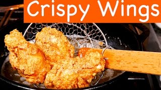 Crispy Fried Chicken Wings Recipe [upl. by Mount293]