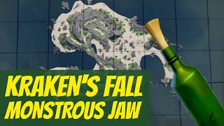 Krakens Fall the monstrous jaw on the West shore  Sea of Thieves [upl. by Topper]