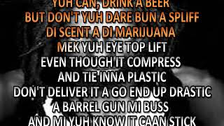 Buju Banton  Driver Reggae Karaoke [upl. by Roxanna]