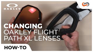 How to Change Oakley Flight Path Lenses  SportRx [upl. by Iem]