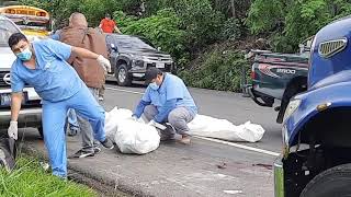 Accidente de transito en carretera a Santa Ana [upl. by Eletnahc]