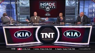 Shaq and Barkley cant stop laughing over RocketsClippers locker room incident  ESPN [upl. by Nicolea315]