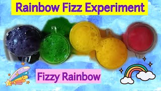 Rainbow Fizz Experiment  STEM  Easy Science Experiment For Kids [upl. by Thrasher]