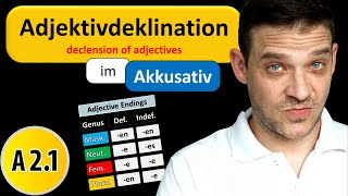 Adjektivdeklination Im Akkusativ  German Adjective Endings in Accusative [upl. by Allx622]