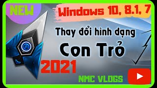 Hướng Dẫn Thay Đổi Con Trỏ Chuột 3D Cực Đẹp Trên Windows 10 81 7  NMC Vlogs [upl. by Nalepka]