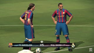 Pro Evolution Soccer 2010  FC Barcelona vs Real Madrid Gameplay 720p60fps [upl. by Yasmine358]