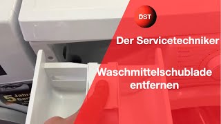 Waschmittelschublade entfernen und reinigen [upl. by Nnaycart]