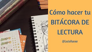 Cómo hacer y llenar tu propia BITÁCORA DE LECTURA [upl. by Tlevesor757]