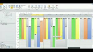 Using Outlook to Create Staff Schedules [upl. by Oniotna]