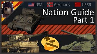 outdated Ground Nations in War Thunder EXPLAINED Part 1  War Thunder Tank Nation Guide [upl. by Noira787]