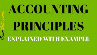 Accounting Principles  Explained with Examples [upl. by Reklaw]