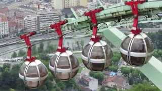 The GrenobleBastille Cable Car  quotThe Bubblesquot May 2015 Full HD [upl. by Verity4]