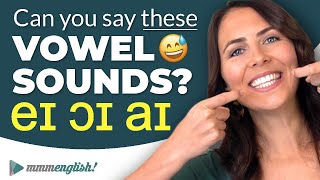 Pronunciation Practice 👄 Difficult Vowel Sounds DIPHTHONGS [upl. by Iborian]