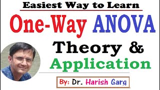 Lecture 1 OneWay ANOVA  Theory amp Applications [upl. by Lellih]