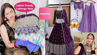 Meesho Latest Trendy Designer Lehenga Haul Specially For Wedding amp Party  Priya Deep [upl. by Sayette]