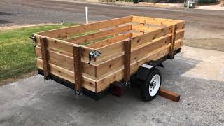 Harbor Freight Utility Trailer Build DIY utilitytrailer [upl. by Consuela]