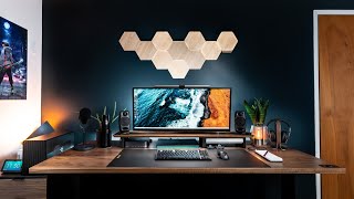 The DREAM Desk Setup and Office Tour  Modern amp Simple [upl. by Ushijima921]