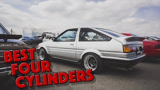 15 Best Sounding 4cylinder Engines [upl. by Ahsiet]