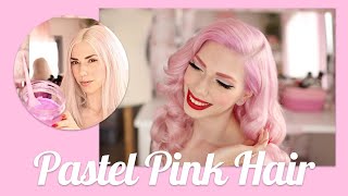 How I dye my hair Pastel Pink [upl. by Acinomaj]