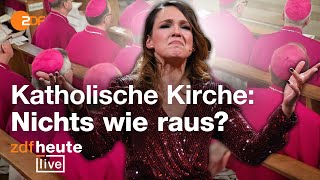 Wie weiter in der katholischen Kirche  ZDFheute live mit Carolin Kebekus und Maria 20 [upl. by Llevert]