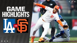 Dodgers vs Giants Game Highlights 51424  MLB Highlights [upl. by Ajroj543]