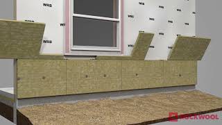 How To ROCKWOOL Comfortboard® 80 Around A Window Buck Installation [upl. by Aley81]