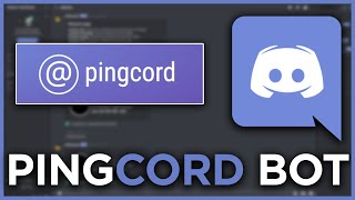 How to Get and Setup Pingcord Discord Bot Automatic Discord PingNotifications for Youtube etc [upl. by Bertha]