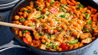 30 Minute One Pot Chicken Pasta  Perfect Family Weeknight Dinner [upl. by Anafetse]