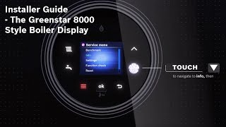 Installer Guide  The Greenstar 8000 Style Boiler Display [upl. by Alaehs]