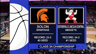 Class 3A  Estherville Lincoln Central Midgets vs Solon Spartans [upl. by Rehpinnej]