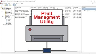 Add the Print Management Utility Back to Windows [upl. by Emalia]