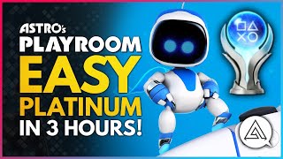 Astros Playroom  EASY PS5 Platinum Trophy in 3 Hours  All Artefact Puzzle amp Trophy Locations [upl. by Yblocaj]