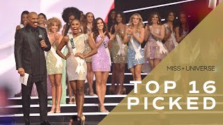 The 70TH MISS UNIVERSE Top 16 Picked  Miss Universe [upl. by Niai658]