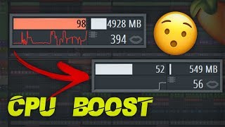 Boost your CPU Performance  FL Studio Tutorial [upl. by Pepper]