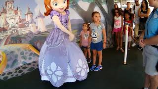 Meeting Sofia the First at Disney [upl. by Schug161]