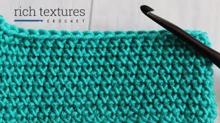 Single Crochet Cross Stitch  How to Crochet [upl. by Ame]