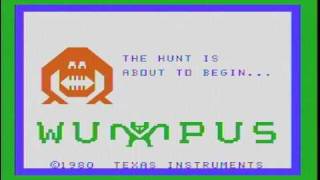 Hunt the Wumpus TI994A gameplay footage [upl. by Adnovay482]