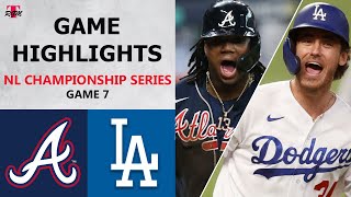 Atlanta Braves vs Los Angeles Dodgers Game 7 Highlights  NLCS 2020 [upl. by Aennil264]