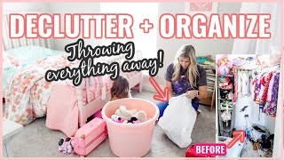 KIDS ROOM ORGANIZATION AND DECLUTTER  LEGIT MOM LIFE [upl. by Eninotna59]