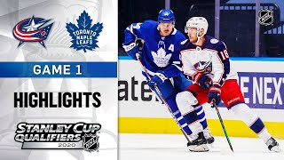 NHL Highlights  Blue Jackets  Maple Leafs GM1  Aug 2 2020 [upl. by Viradis]