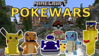 Minecraft Pokémon Bedwars  PokéWars on PokéFind Server [upl. by Elleirb]