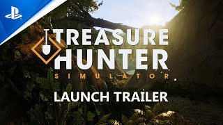 Treasure Hunter Simulator Launch Trailer  PS4 [upl. by Lehsar]