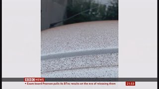 Swiss city covered in chocolate snow after factory failure Switzerland BBC News  19th August 2020 [upl. by Ellehcal264]