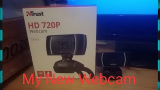 My New Webcam  Trust 720p Webcam [upl. by Stubbs]