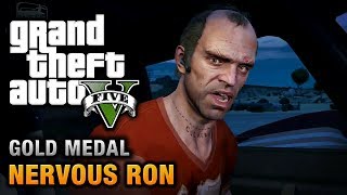 GTA 5  Mission 19  Nervous Ron 100 Gold Medal Walkthrough [upl. by Mikeb441]