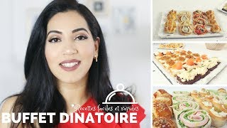 Recettes dapéritifs amp Buffet dînatoire Facile et rapide [upl. by Anelet]