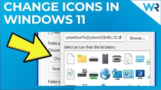 How to Change Icons in Windows 11 [upl. by Corenda]