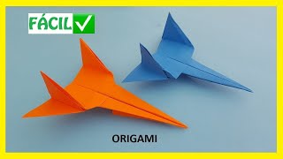 👉🏽 Cómo hacer un AVIÓN ✈ de papel FÁCIL ✅  Aviones de Origami PASO A PASO [upl. by Innis604]