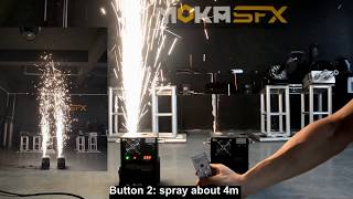 Cold Spark Machine Tips  How Sparkular Machine Work [upl. by Adyam656]