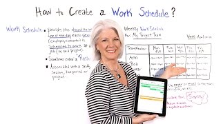 How to Create a Work Schedule  Project Management Training [upl. by Alicea319]